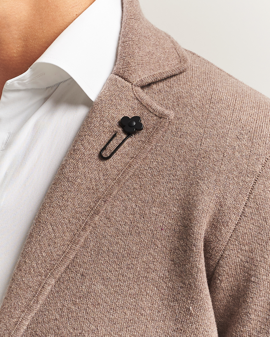 Herre | Blazere & jakker | Lardini | Knitted Wool Blazer Brown