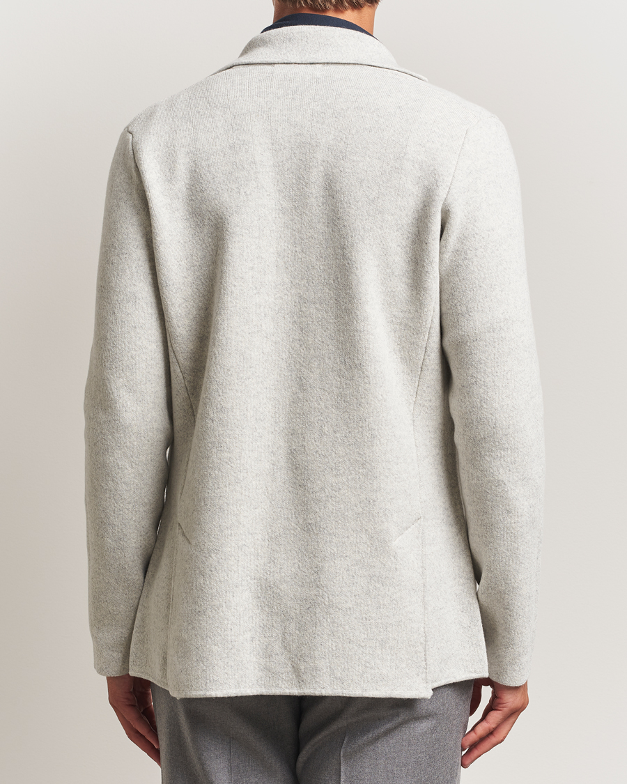 Herre | Blazere & jakker | Lardini | Knitted Wool Blazer Light Grey