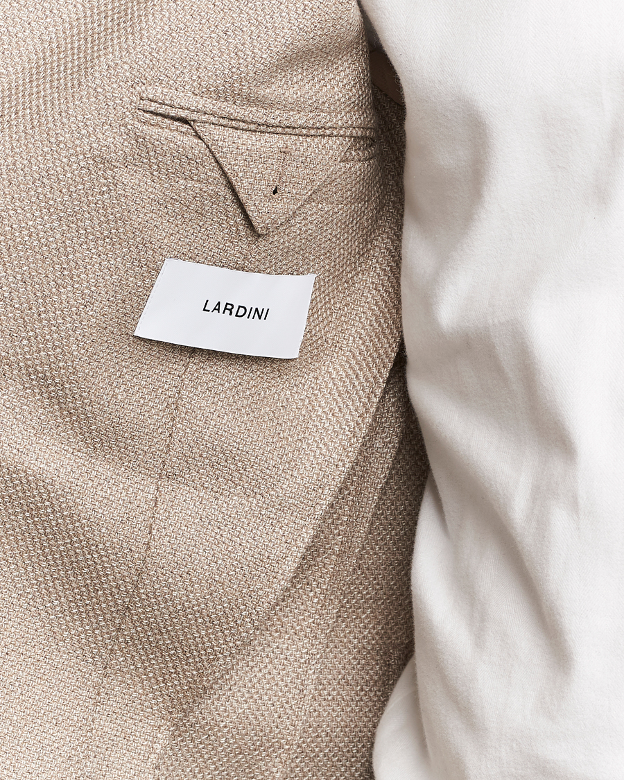 Herre | Blazere & jakker | Lardini | Double Breasted Wool/Silk/Cashmere Blazer Beige