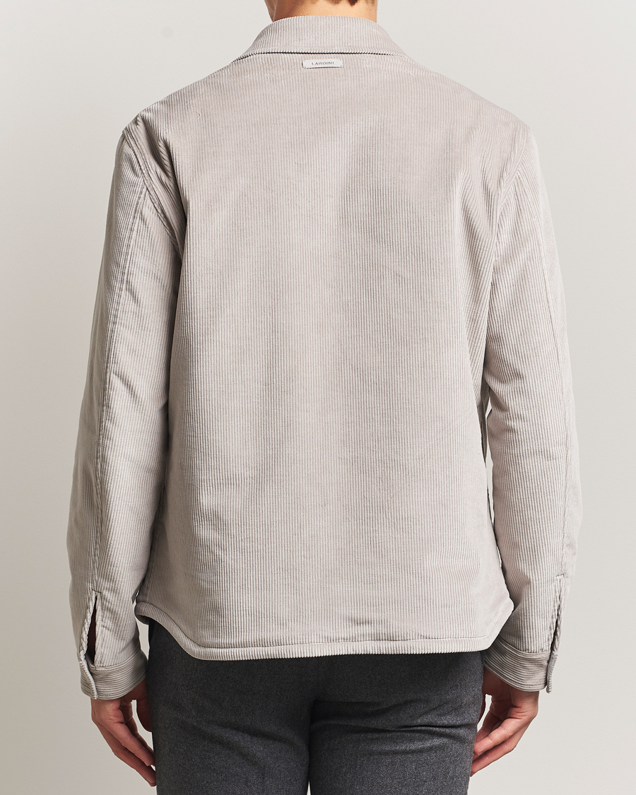 Herre | Jakker | Lardini | Corduroy Overshirt Taupe