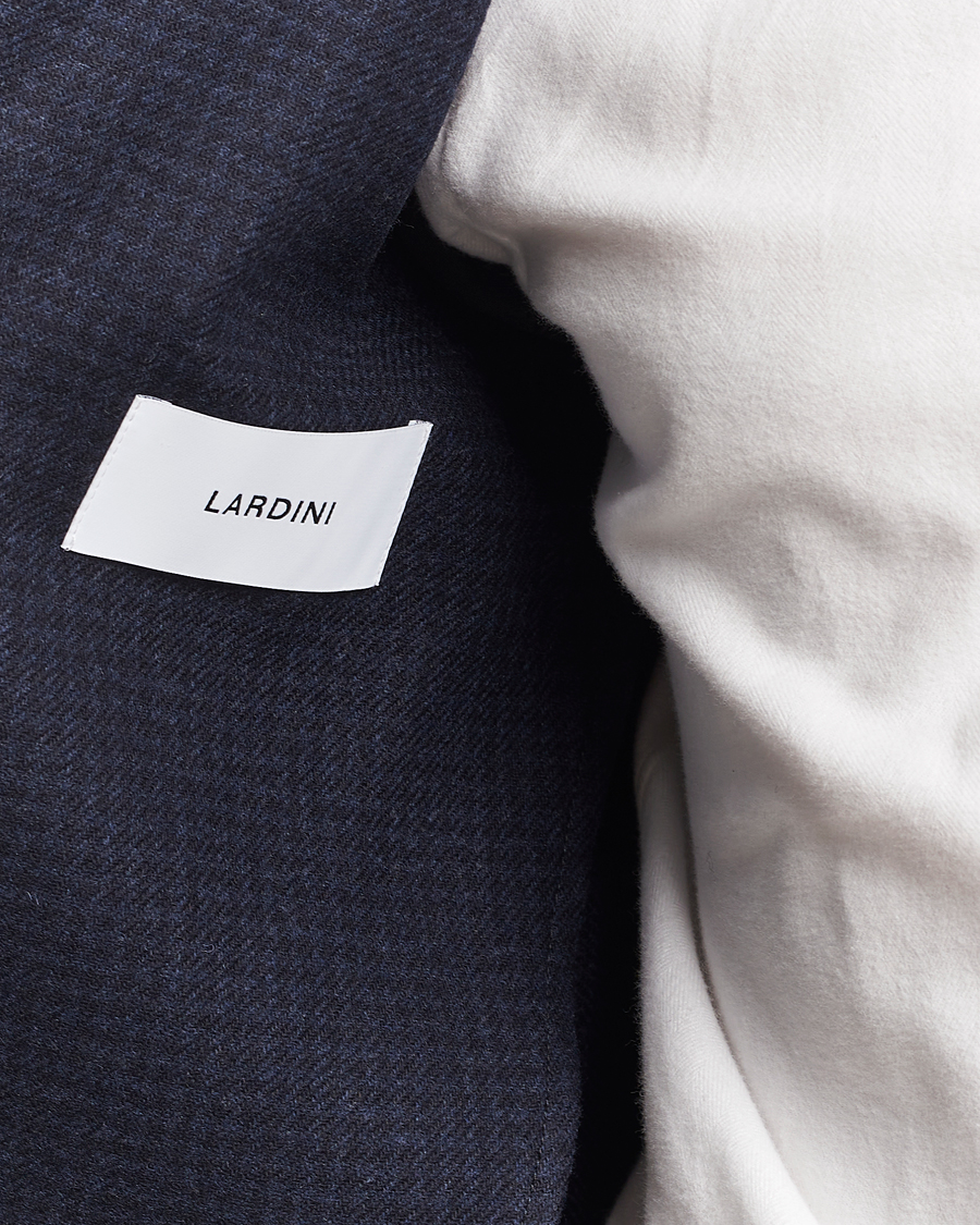 Herre | Blazere & jakker | Lardini | Checked Wool Blazer Navy