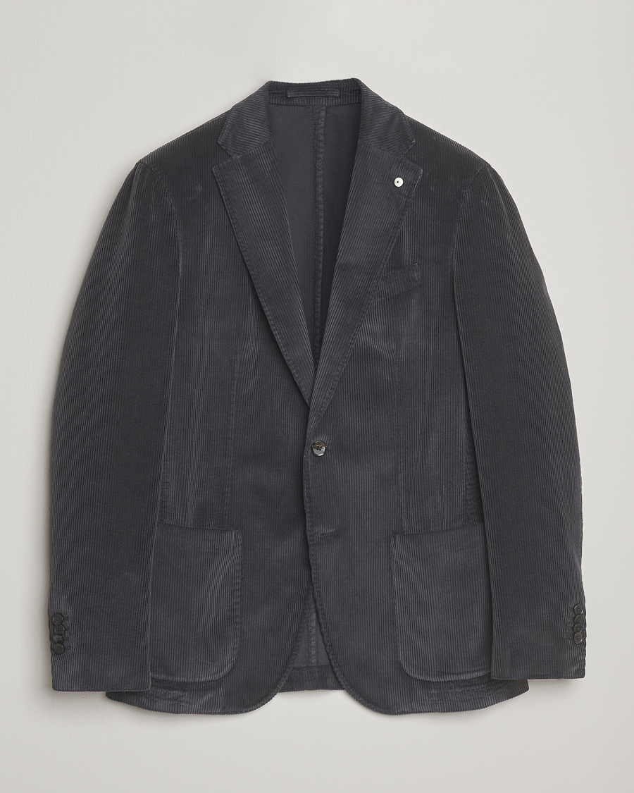 Herre | Blazere & jakker | L.B.M. 1911 | Jack Corduroy Blazer Dark Grey