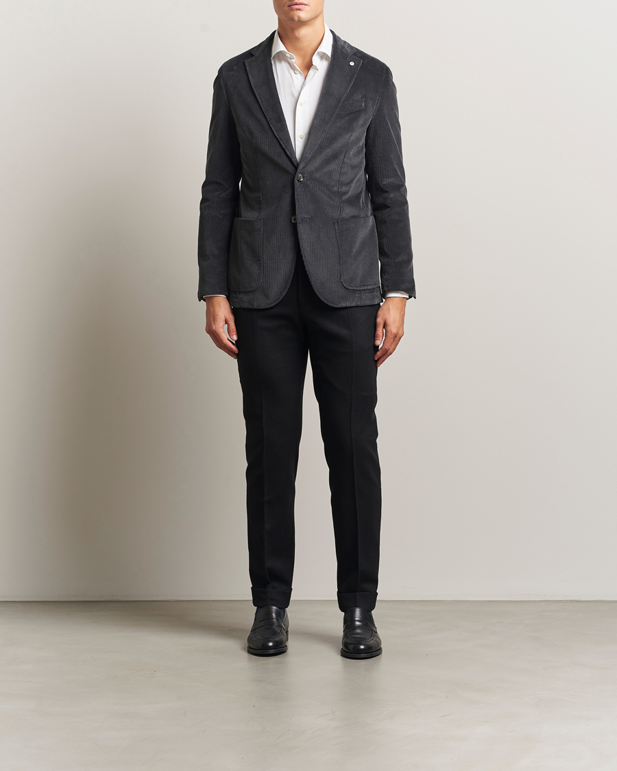 Herre | Blazere & jakker | L.B.M. 1911 | Jack Corduroy Blazer Dark Grey