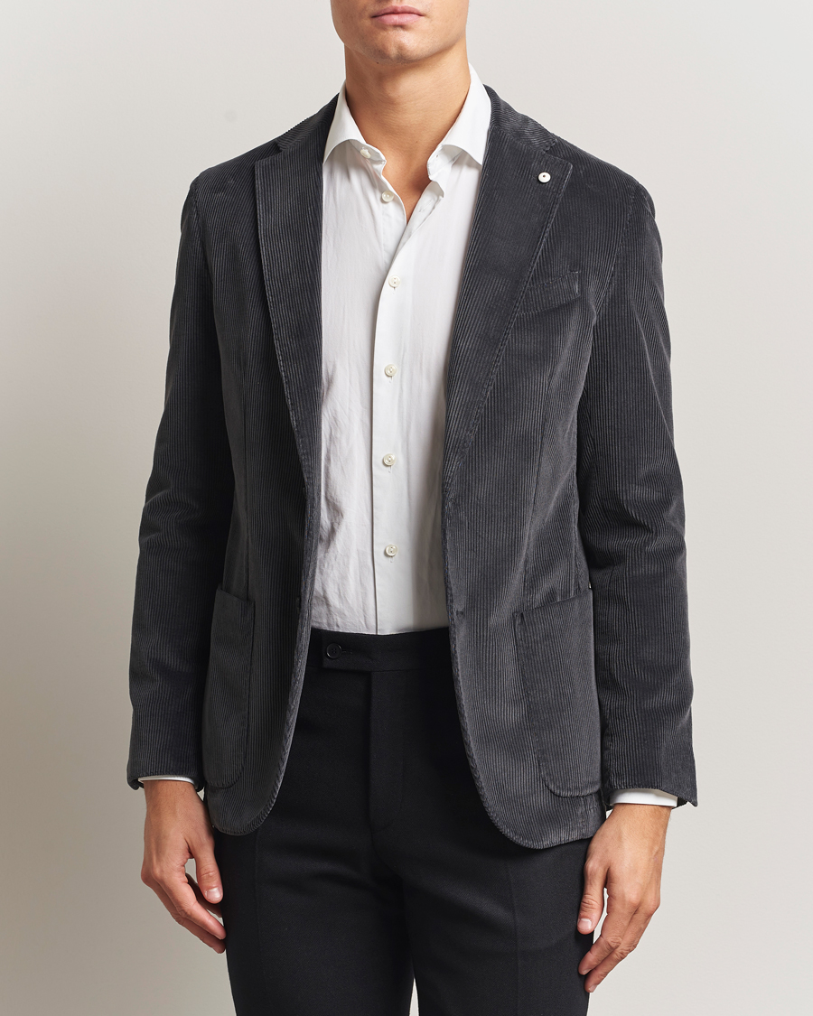 Herre | Blazere & jakker | L.B.M. 1911 | Jack Corduroy Blazer Dark Grey