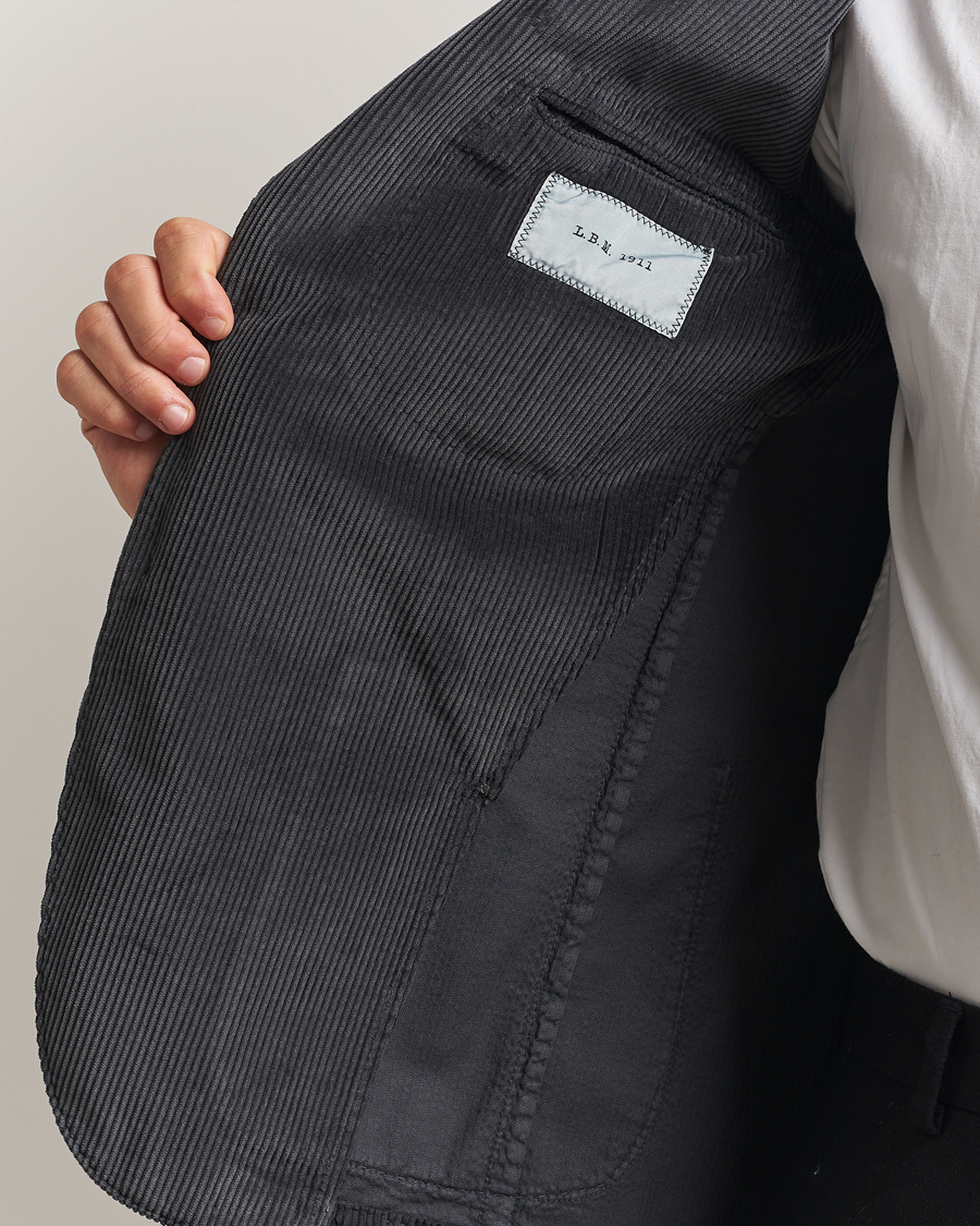 Herre | Blazere & jakker | L.B.M. 1911 | Jack Corduroy Blazer Dark Grey