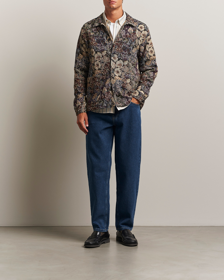 Herre | Skjorter | LES DEUX | Hugh Jacqurad Overshirt Black