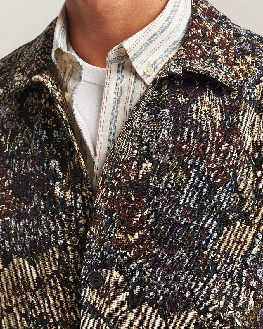 Herre | Skjorter | LES DEUX | Hugh Jacqurad Overshirt Black