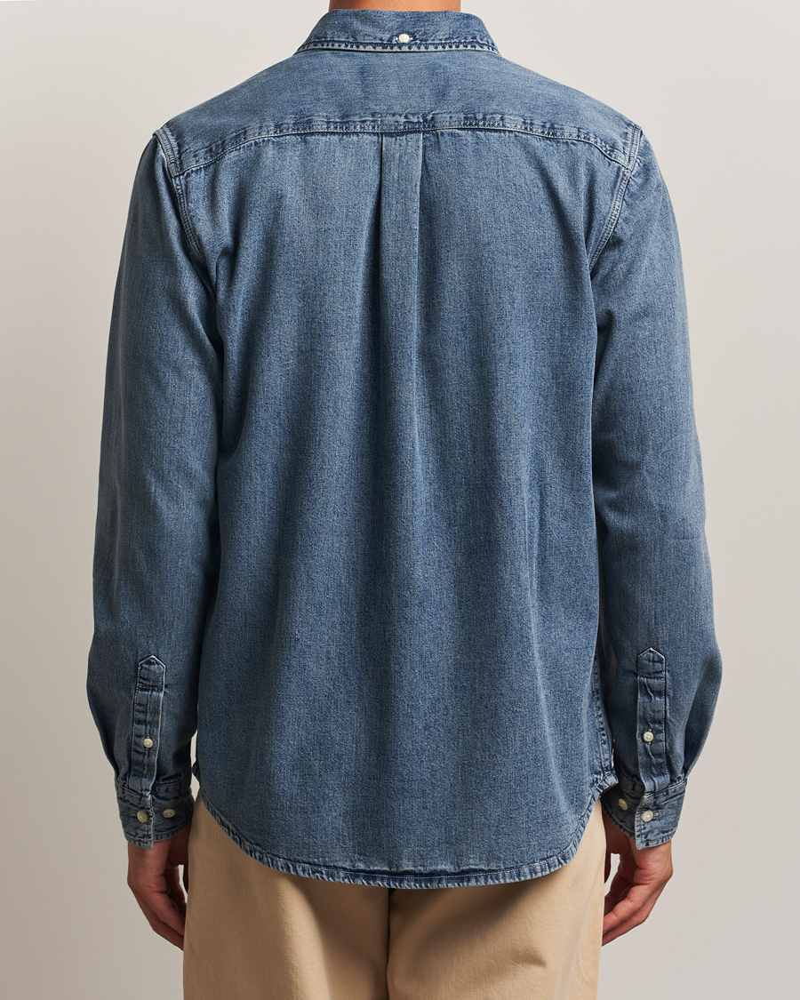 Herre | Skjorter | LES DEUX | Konrad Denim Shirt Light Indigo
