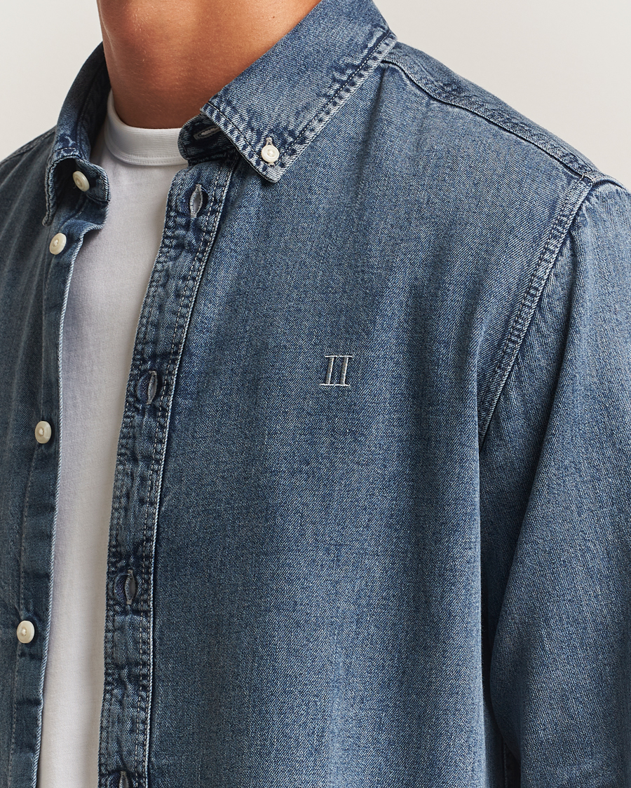 Herre | Skjorter | LES DEUX | Konrad Denim Shirt Light Indigo