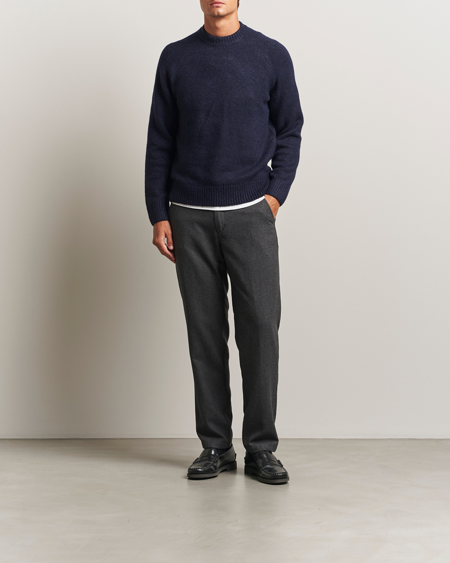 Herre | Bukser | LES DEUX | Como Reg Wool Pants Asphalt