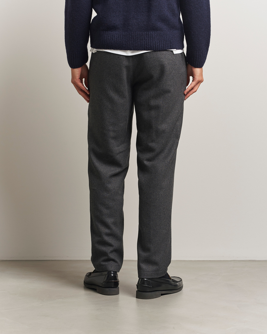 Herre | Bukser | LES DEUX | Como Reg Wool Pants Asphalt