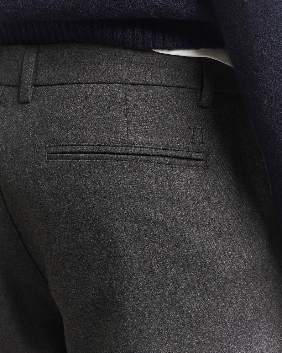Herre | Bukser | LES DEUX | Como Reg Wool Pants Asphalt