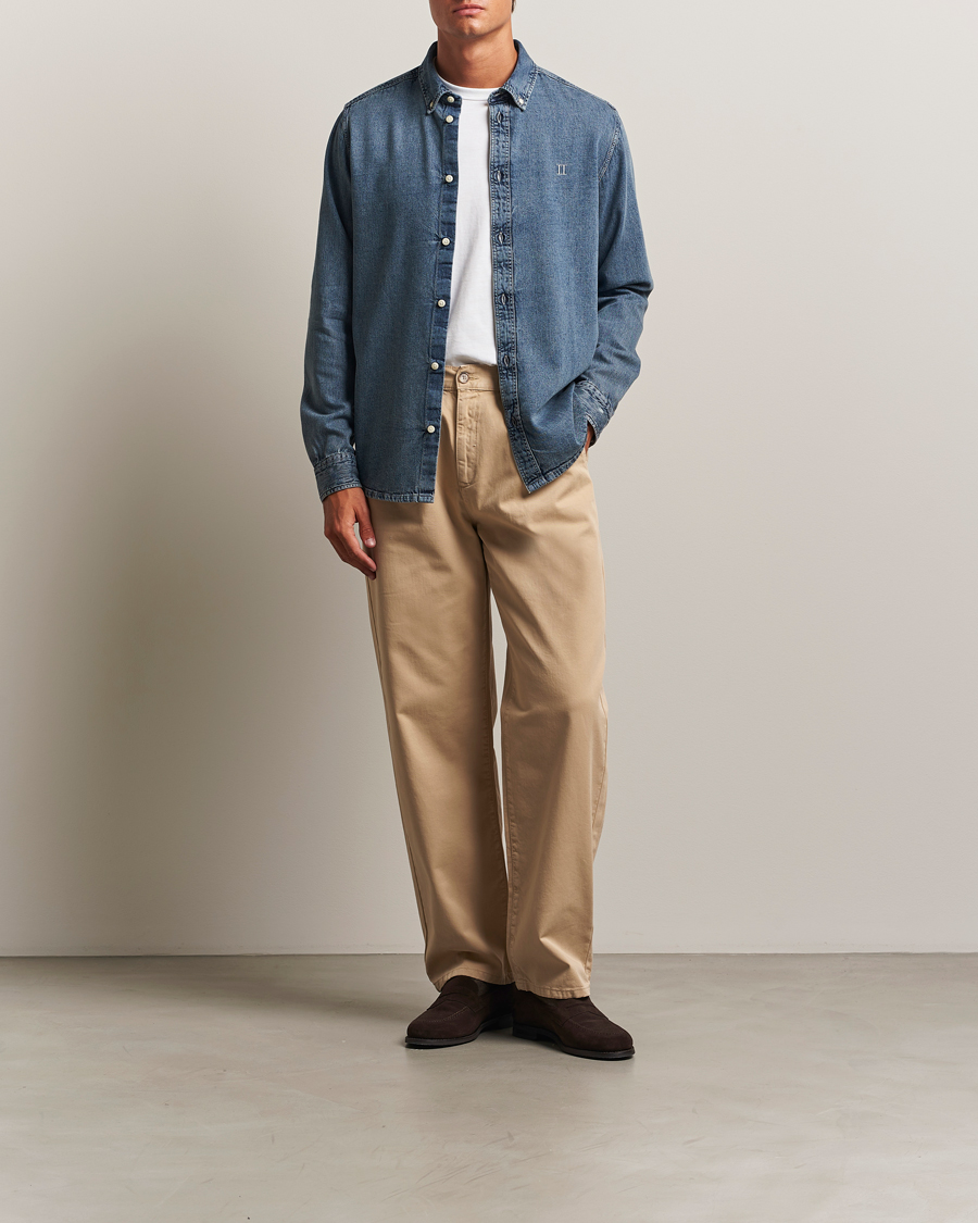 Herre | Bukser | LES DEUX | Romeo Pleated Chino Pants Irish Cream
