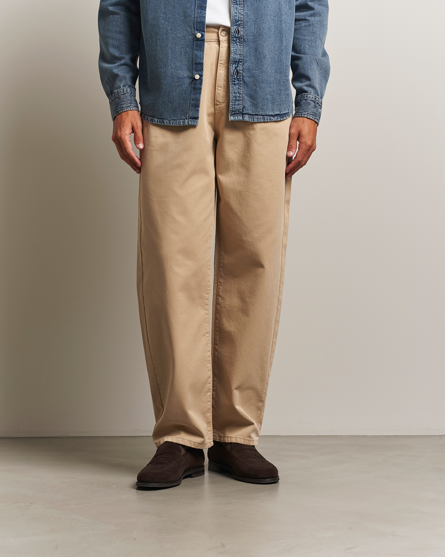 Herre | Bukser | LES DEUX | Romeo Pleated Chino Pants Irish Cream