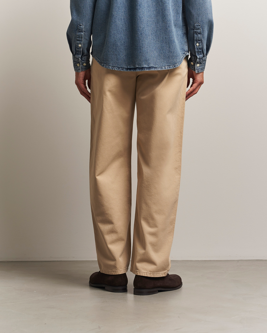 Herre | Bukser | LES DEUX | Romeo Pleated Chino Pants Irish Cream