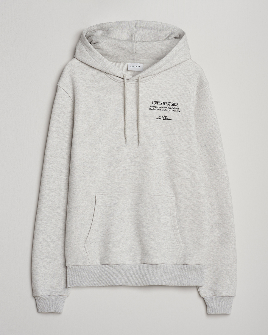 Herre | Trøjer | LES DEUX | West Side Hoodie Snow Melange