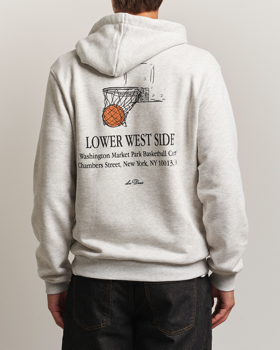 Herre | Trøjer | LES DEUX | West Side Hoodie Snow Melange