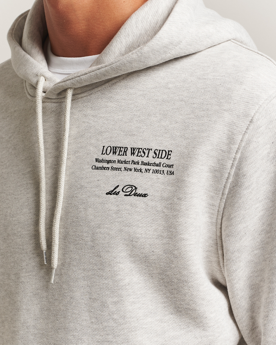 Herre | Trøjer | LES DEUX | West Side Hoodie Snow Melange