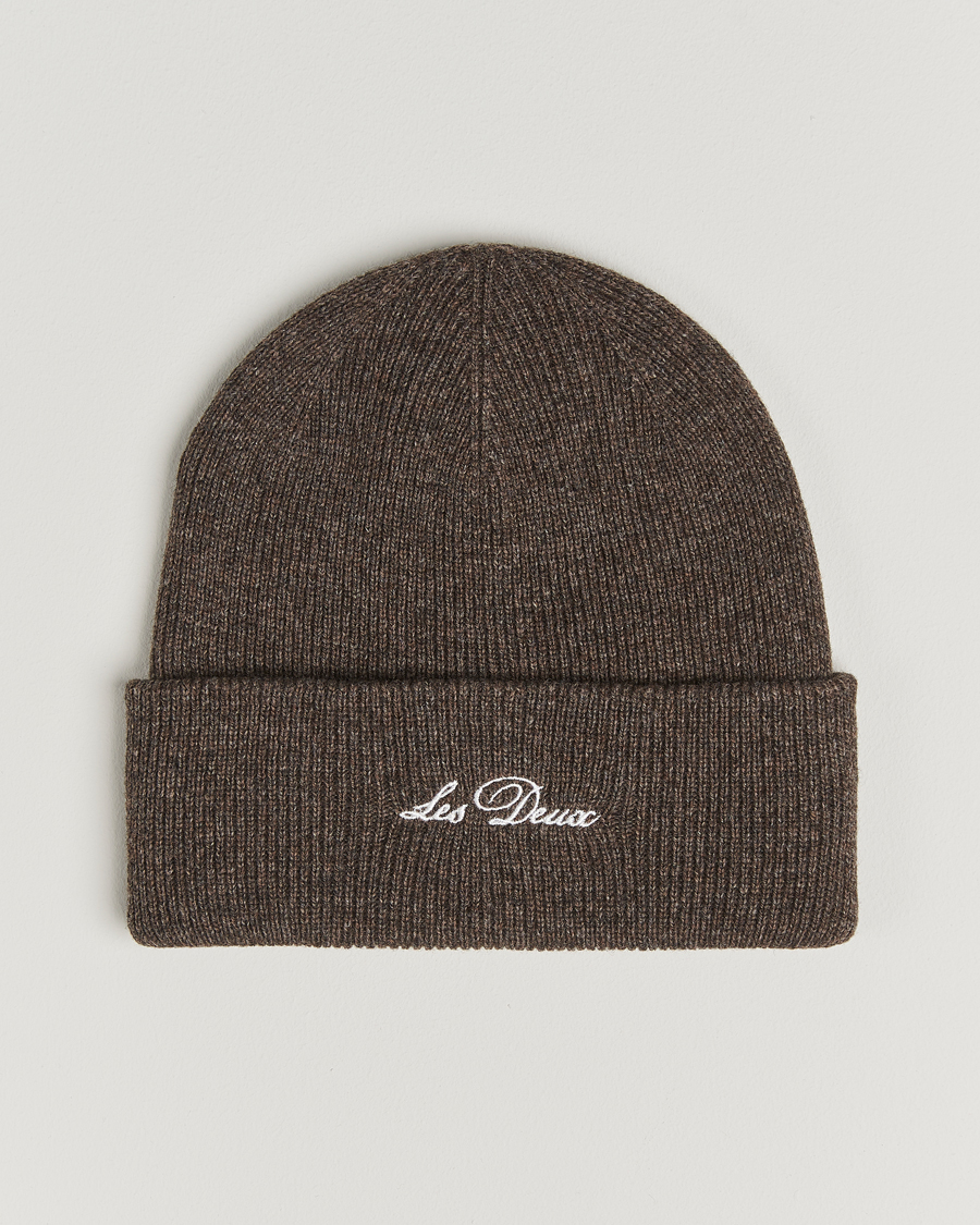 Herre | Huer | LES DEUX | Wayne Wool Beanie Mountain Gray