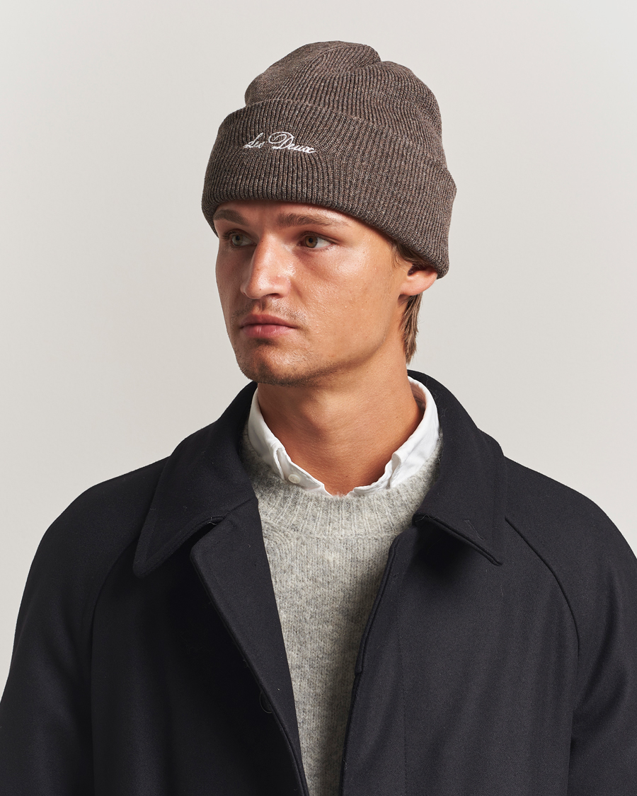 Herre | Huer | LES DEUX | Wayne Wool Beanie Mountain Gray