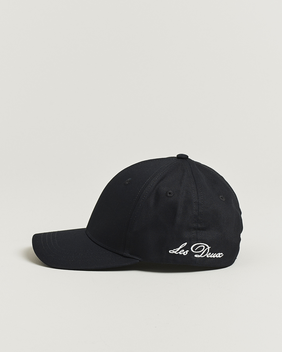 Herre | Hatte & kasketter | LES DEUX | Crew Organic Baseball Cap Black