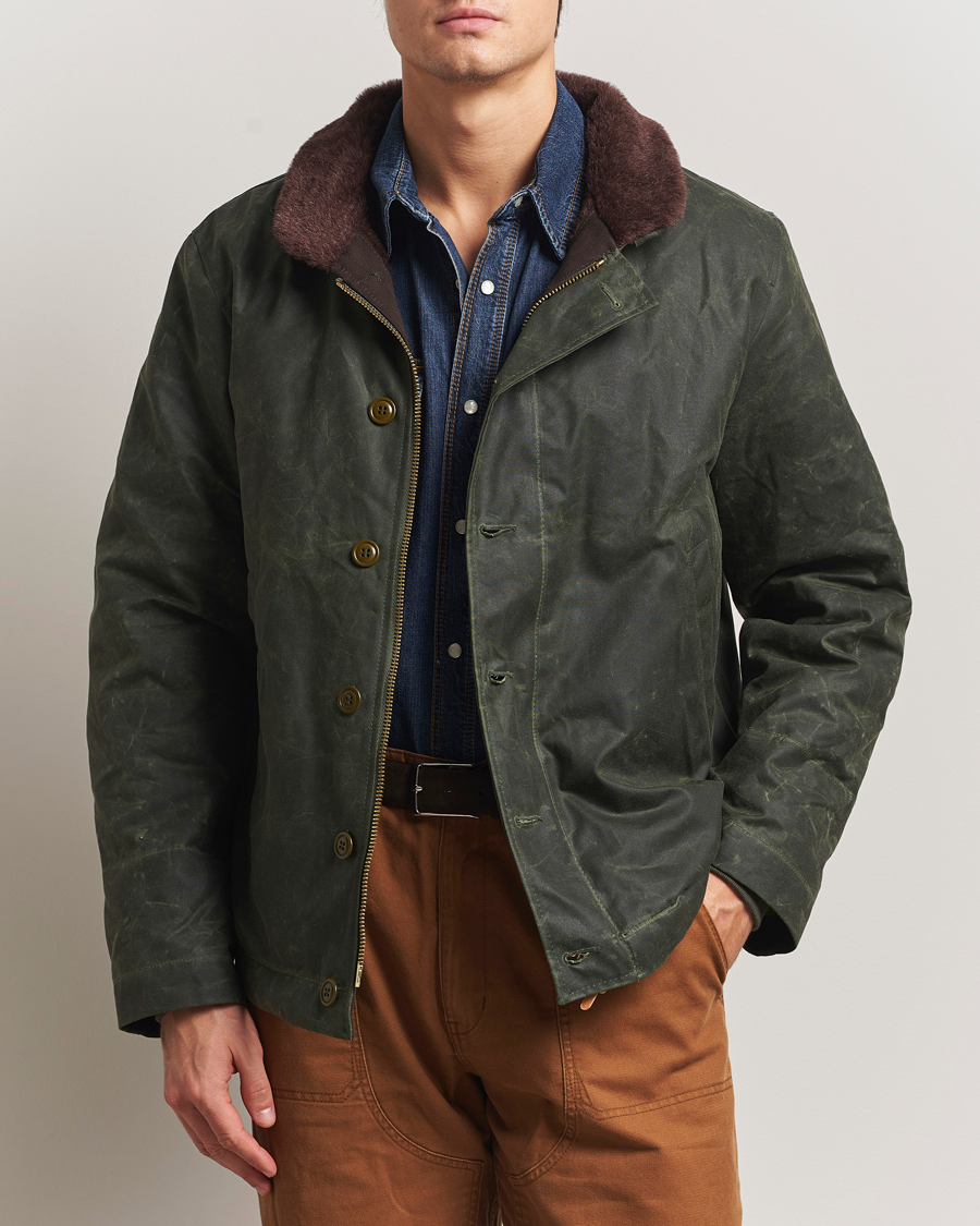 Herre | Jakker | Manifattura Ceccarelli | Deck Jacket Dark Green