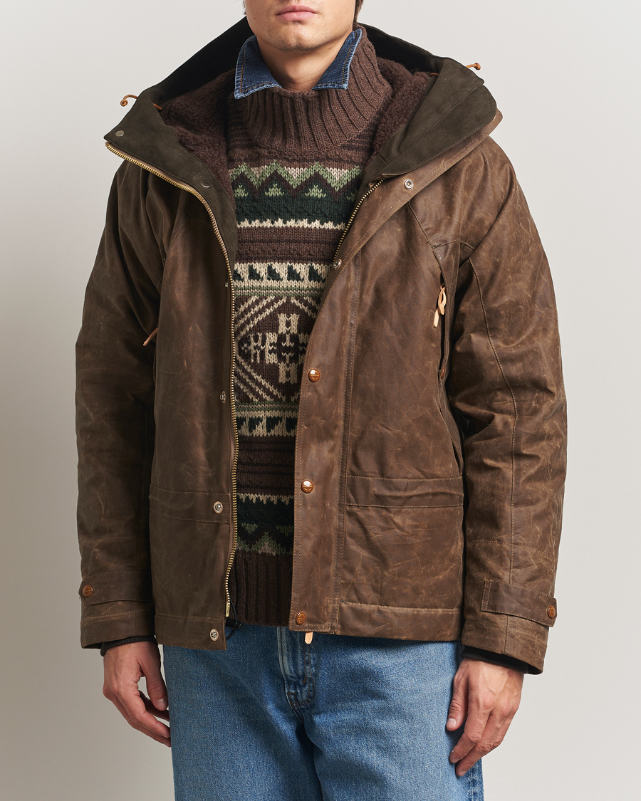 Herre | Jakker | Manifattura Ceccarelli | Mountain Jacket Dark Tan