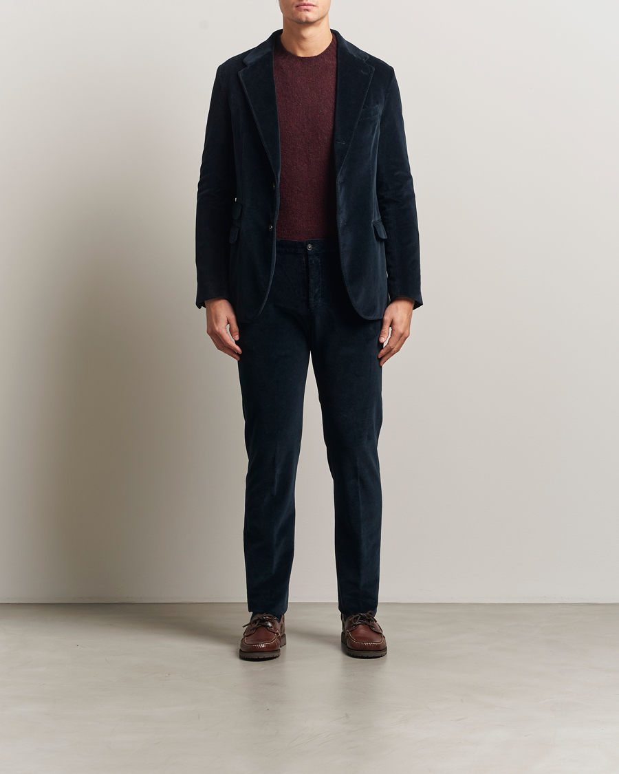 Herre | Blazere & jakker | Massimo Alba | Catch Velvet Blazer Navy