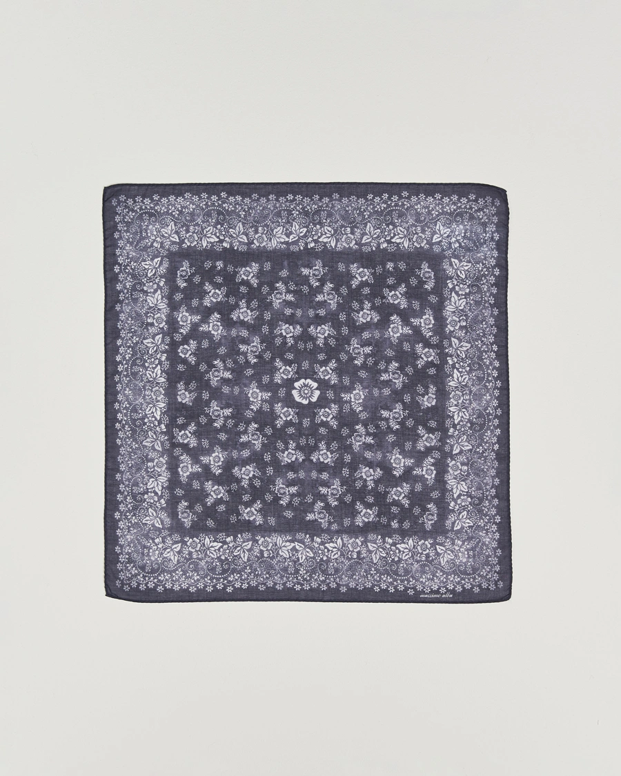 Herre | Lommeklude | Massimo Alba | Hanky Cotton Handkerchief Navy