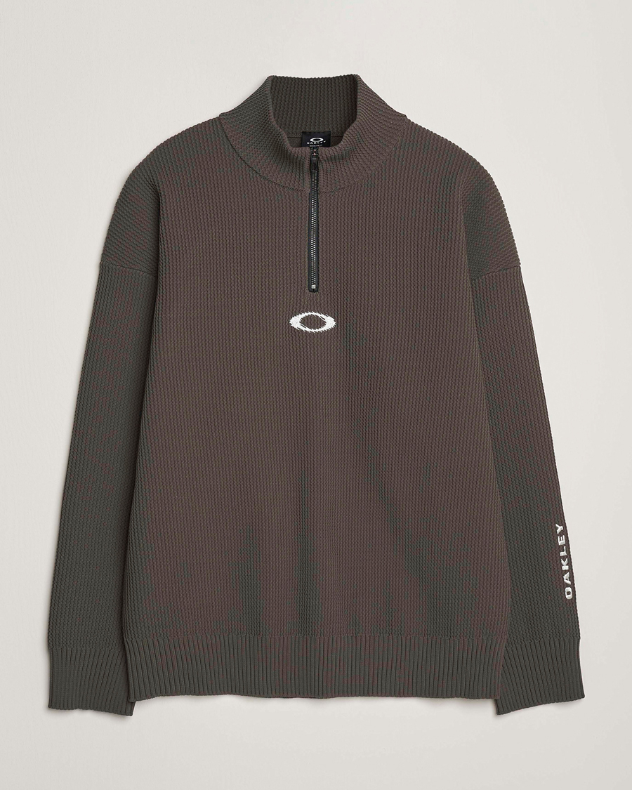 Herre | Trøjer | Oakley | FGL New Retro Half Zip Sweater Black