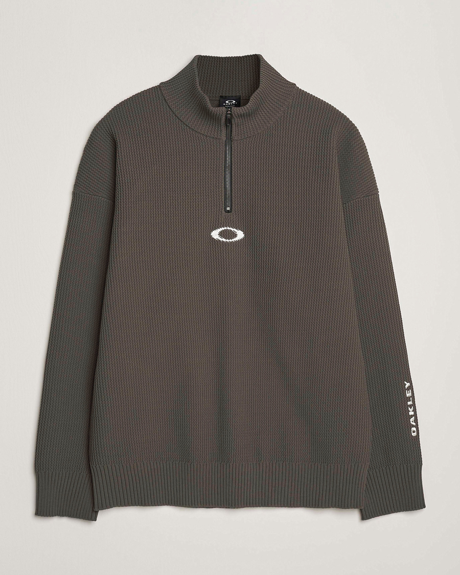 Herre | Trøjer | Oakley | FGL New Retro Half Zip Sweater Black