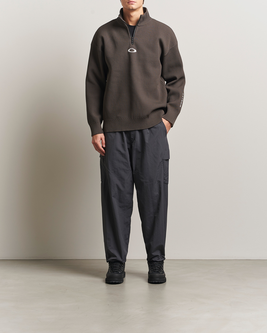 Herre | Trøjer | Oakley | FGL New Retro Half Zip Sweater Black