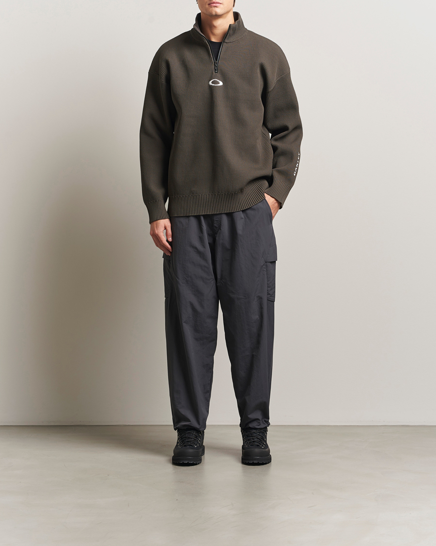 Herre | Trøjer | Oakley | FGL New Retro Half Zip Sweater Black