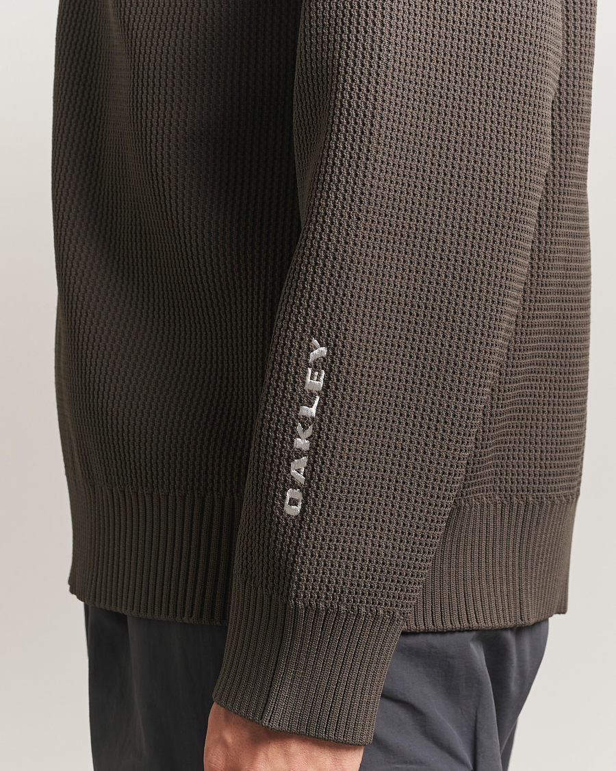 Herre | Trøjer | Oakley | FGL New Retro Half Zip Sweater Black