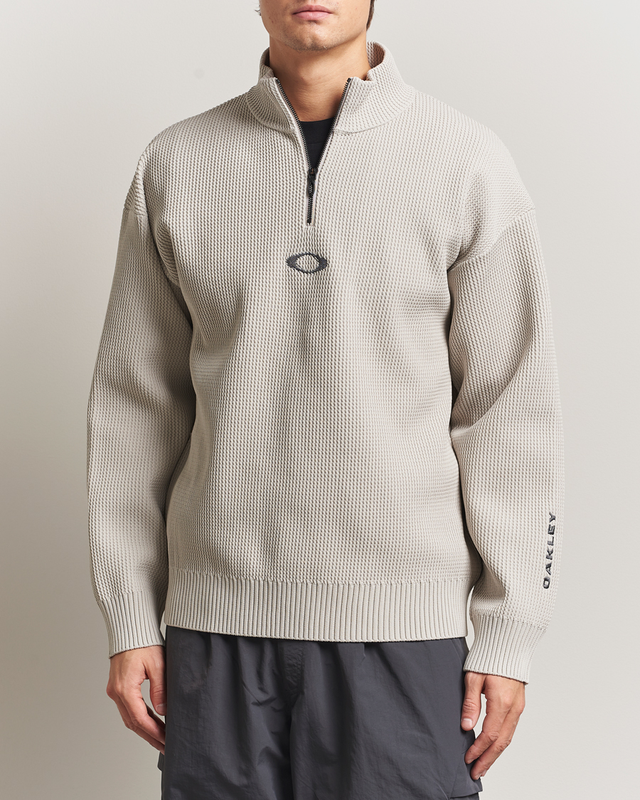 Herre | Trøjer | Oakley | FGL New Retro Half Zip Sweater Mist
