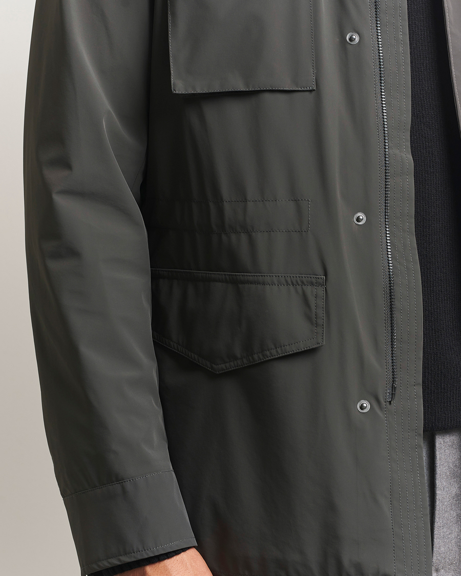 Herre | Jakker | Oscar Jacobson | M65 Nylon Field Jacket Olive
