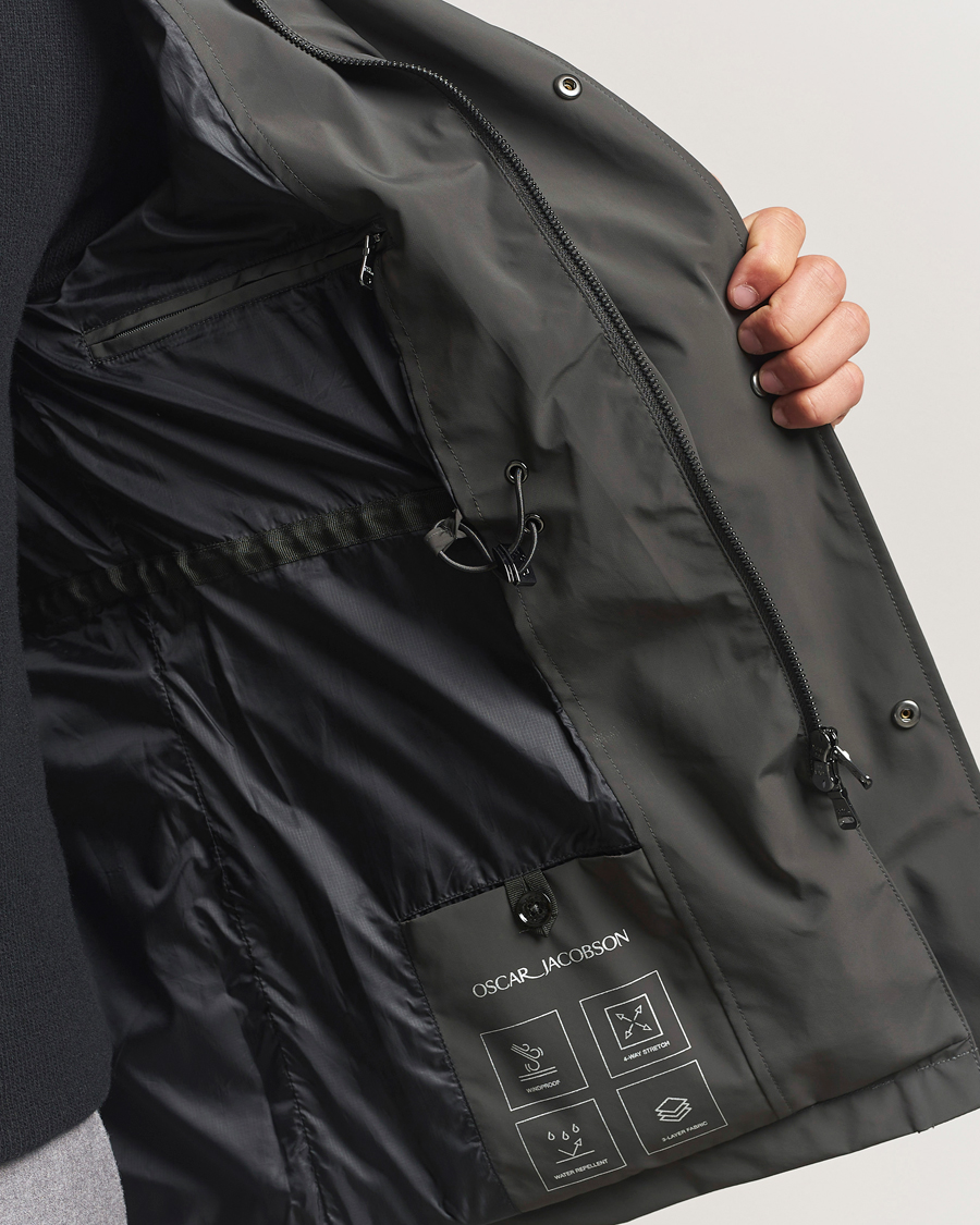 Herre | Jakker | Oscar Jacobson | M65 Nylon Field Jacket Olive