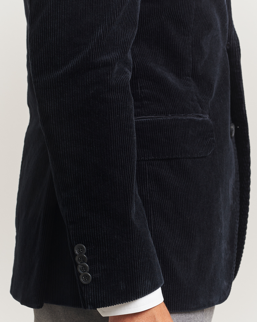 Herre | Blazere & jakker | Oscar Jacobson | Fogerty Patch Pocket Cord Blazer Navy