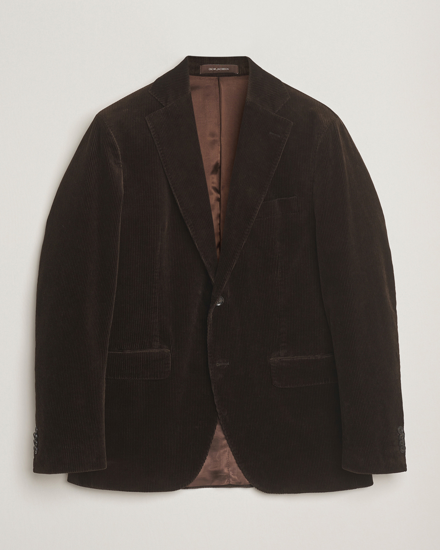 Herre | Blazere & jakker | Oscar Jacobson | Fogerty Patch Pocket Cord Blazer Brown