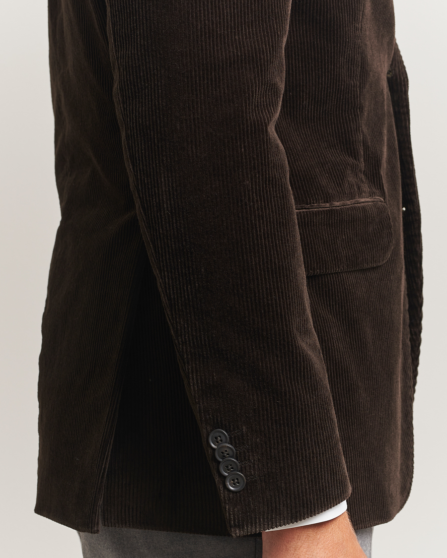 Herre | Blazere & jakker | Oscar Jacobson | Fogerty Patch Pocket Cord Blazer Brown