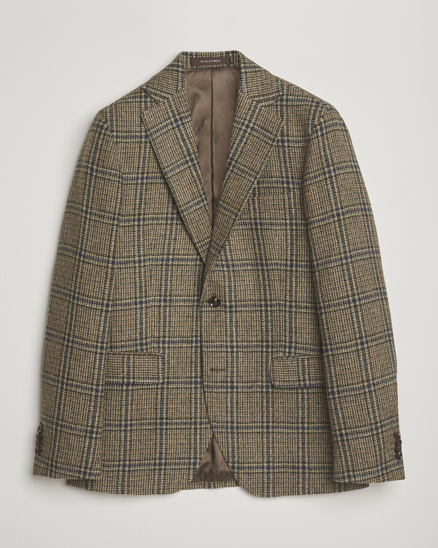 Herre | Blazere & jakker | Oscar Jacobson | Fogerty Moon Tweed Blazer Green