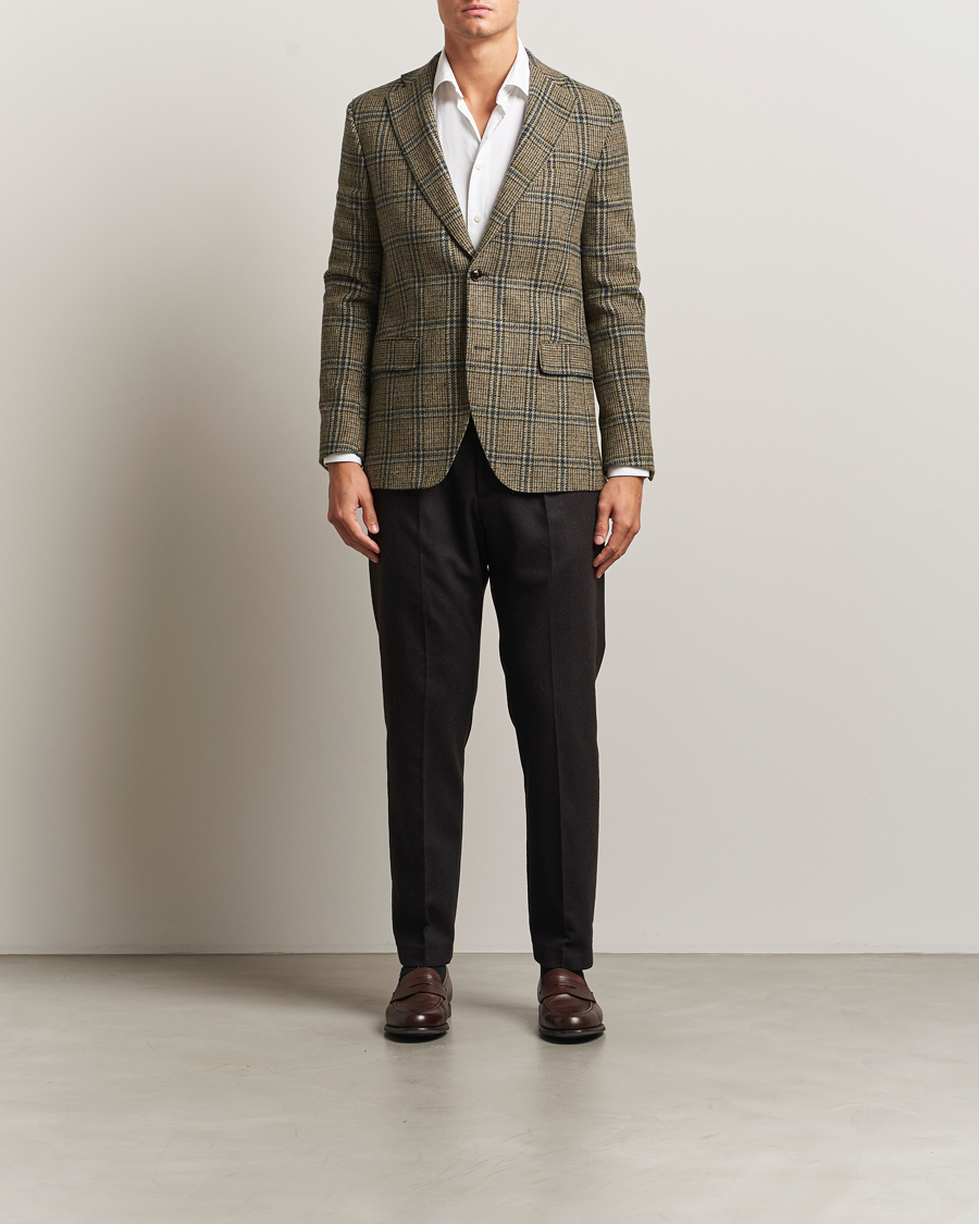Herre | Blazere & jakker | Oscar Jacobson | Fogerty Moon Tweed Blazer Green