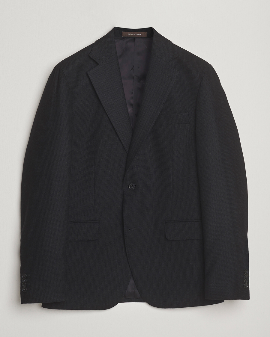 Herre | Blazere & jakker | Oscar Jacobson | Fogerty Wool Blazer Black