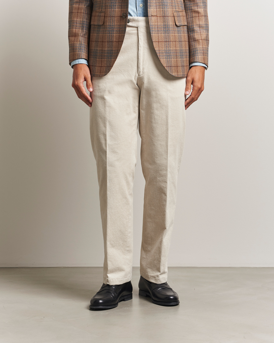 Herre | Bukser | Oscar Jacobson | Del S Straight Pants White