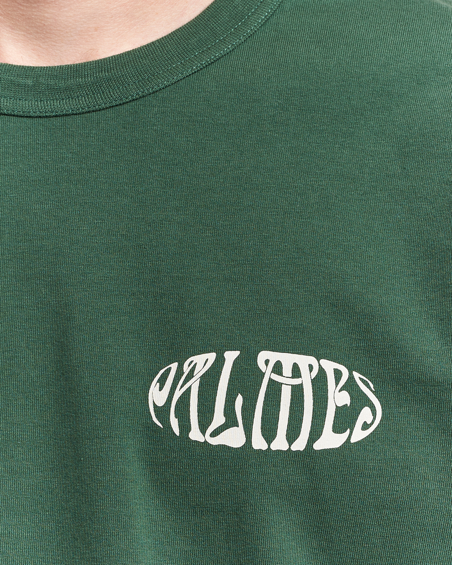 Herre | T-Shirts | Palmes | Angels Long Sleeve T-Shirt Dark Green