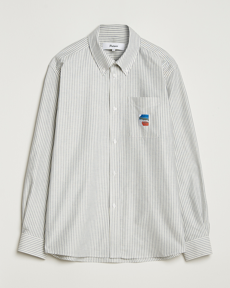 Herre | Skjorter | Palmes | Deuce Oxford Shirt Light Blue Stripe