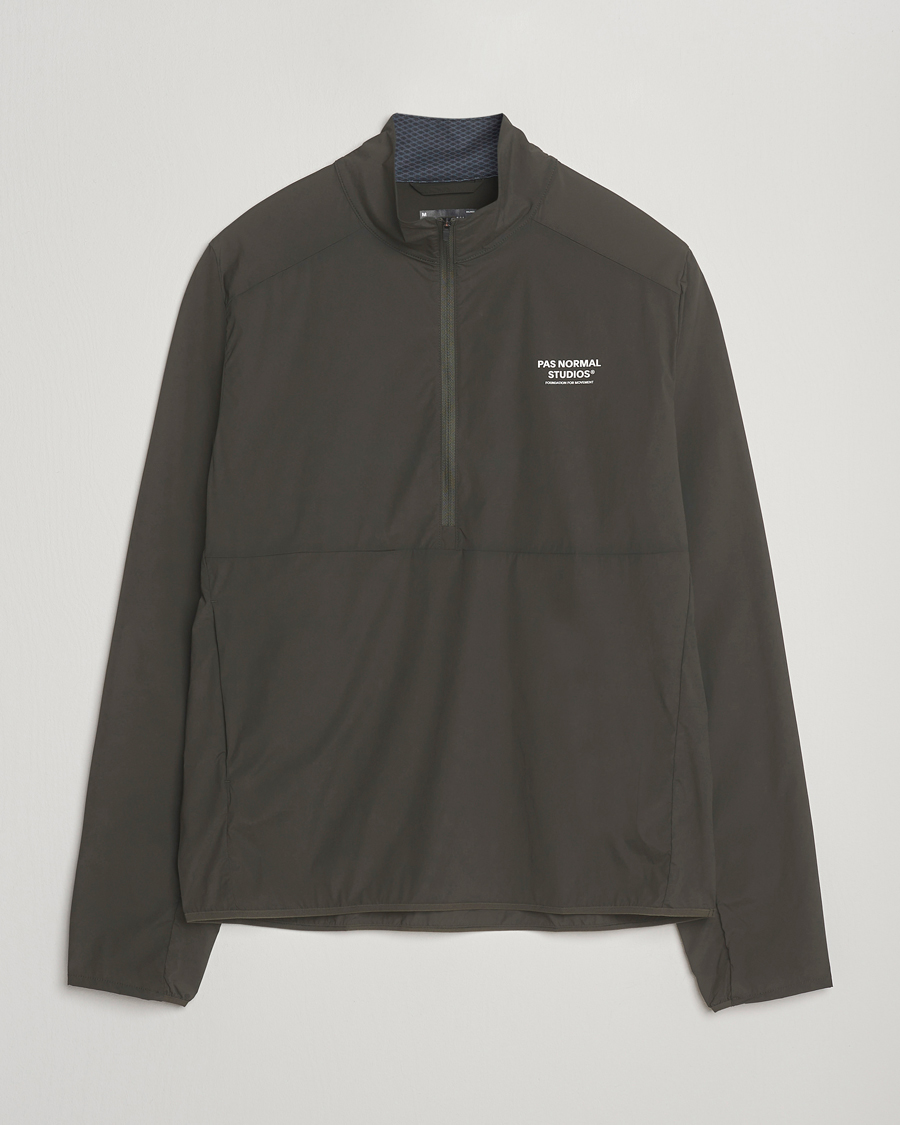 Herre | Jakker | Pas Normal Studios | Balance Half Zip Jacket Dark Olive