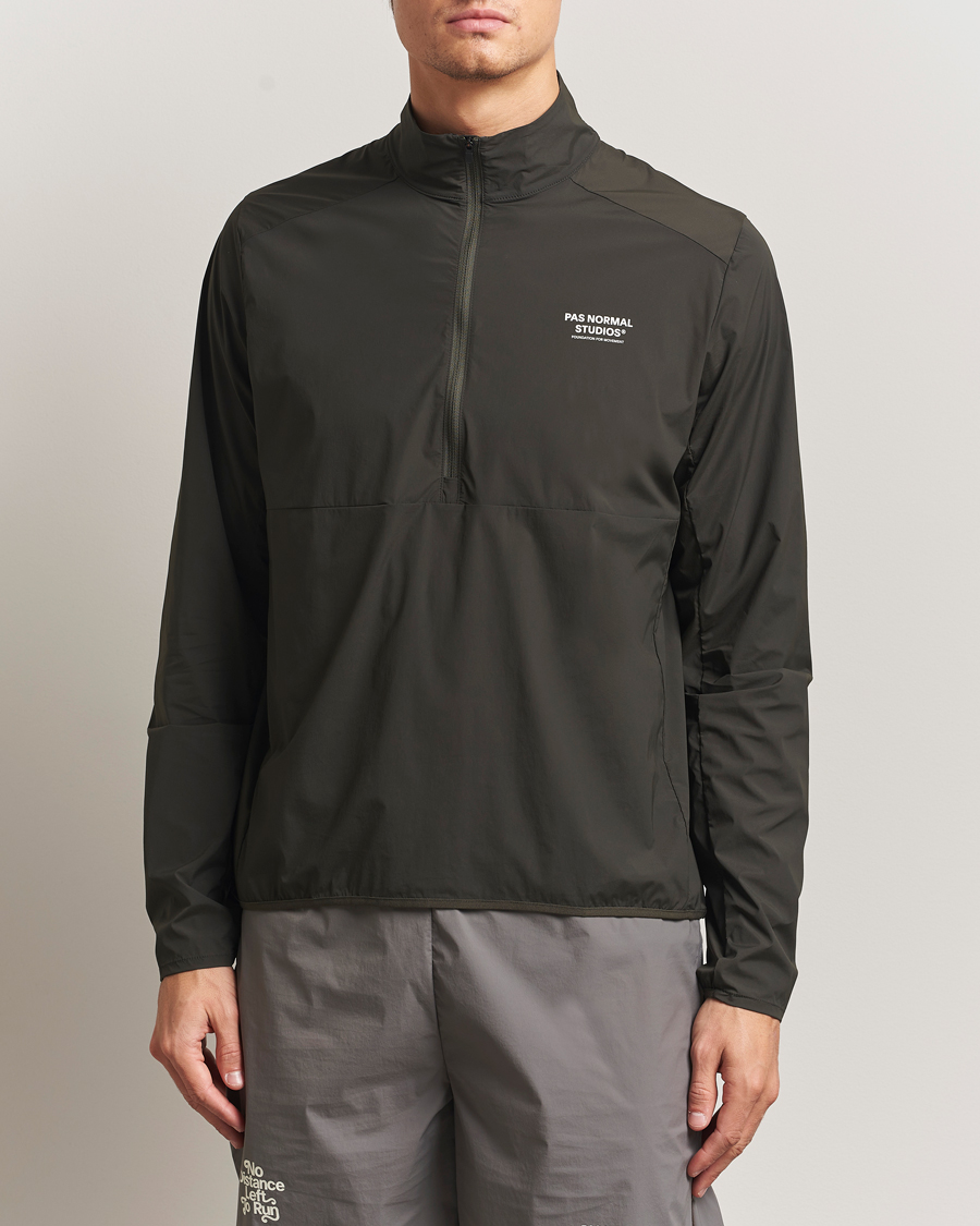 Herre | Jakker | Pas Normal Studios | Balance Half Zip Jacket Dark Olive