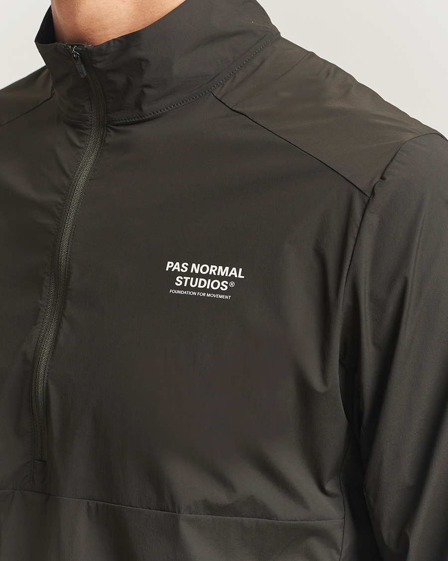 Herre | Jakker | Pas Normal Studios | Balance Half Zip Jacket Dark Olive