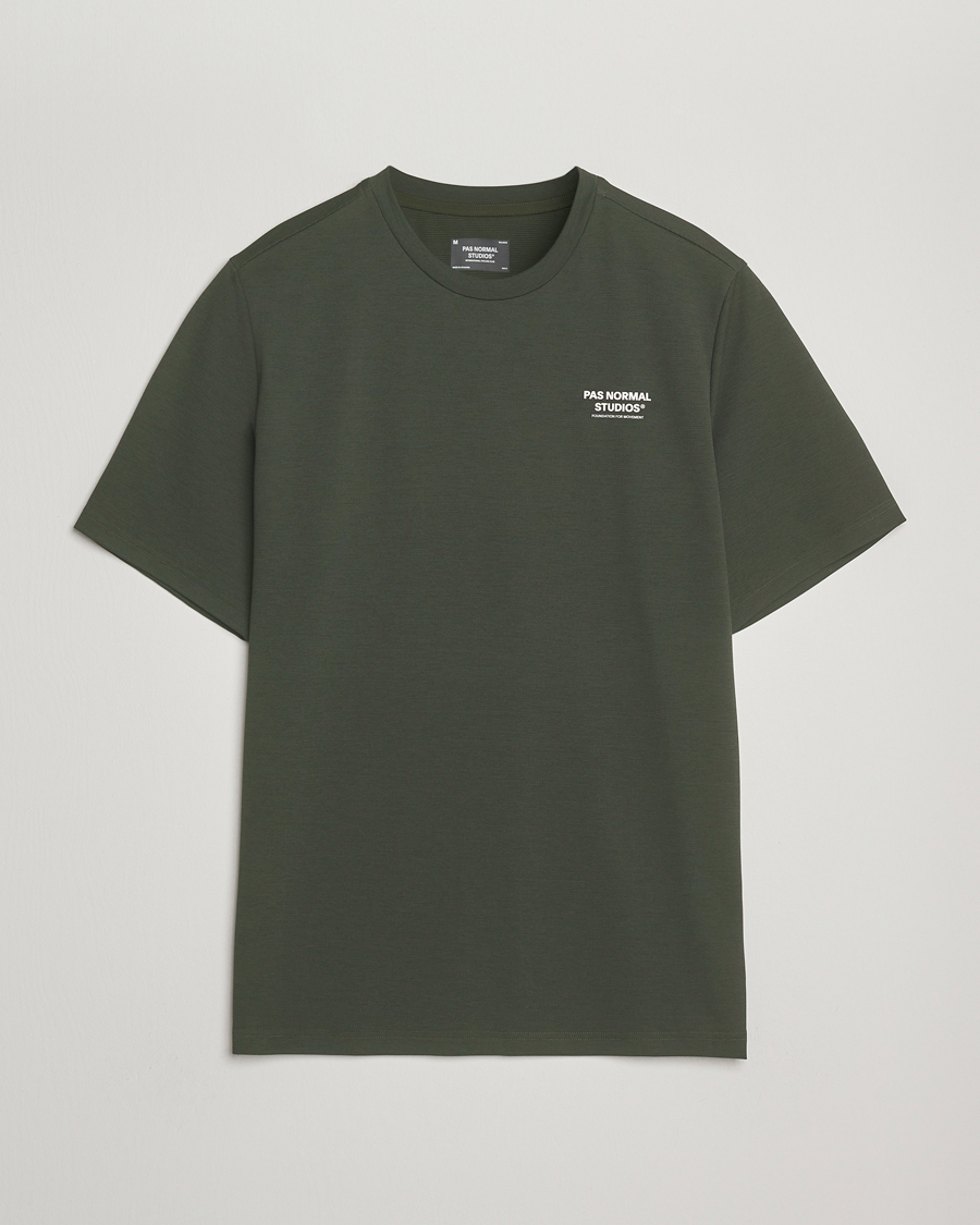 Herre | T-Shirts | Pas Normal Studios | Balance T-Shirt Dark Olive